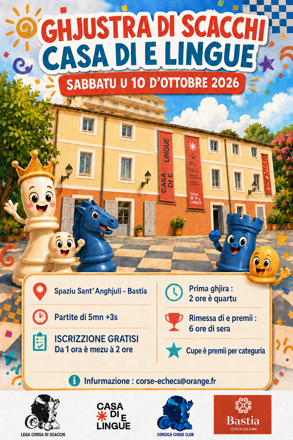 Tournoi d’Echecs à la Casa di e Lingue