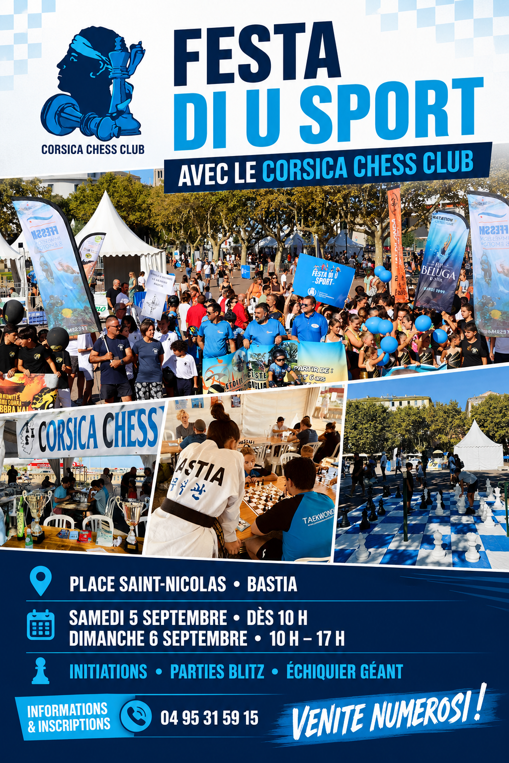 Festa di u Sport in Bastia cù u Corsica Chess Club