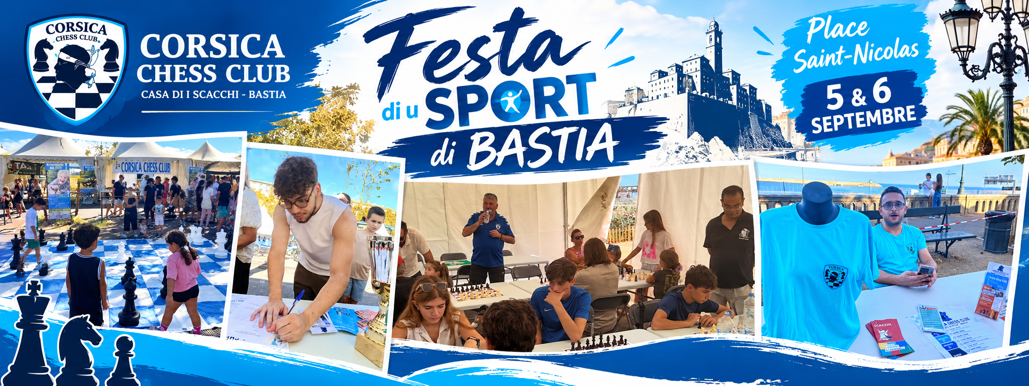 Une très belle Fête du Sport pour le Corsica Chess Club