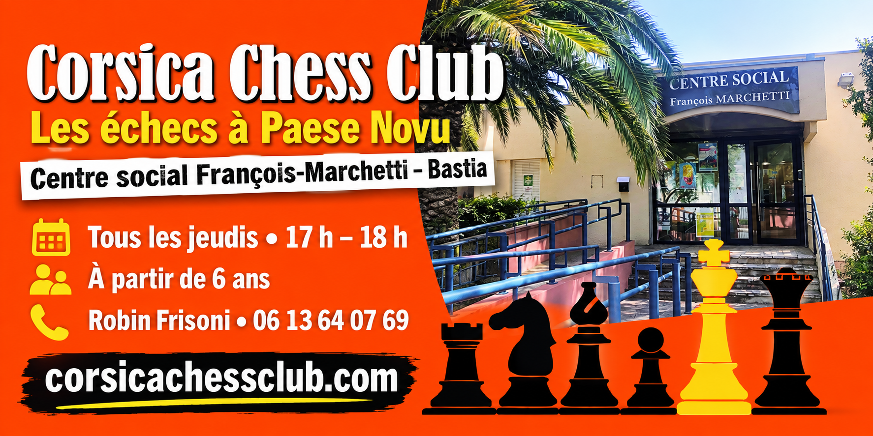 Les échecs font leur rentrée au centre social de Paese Novu