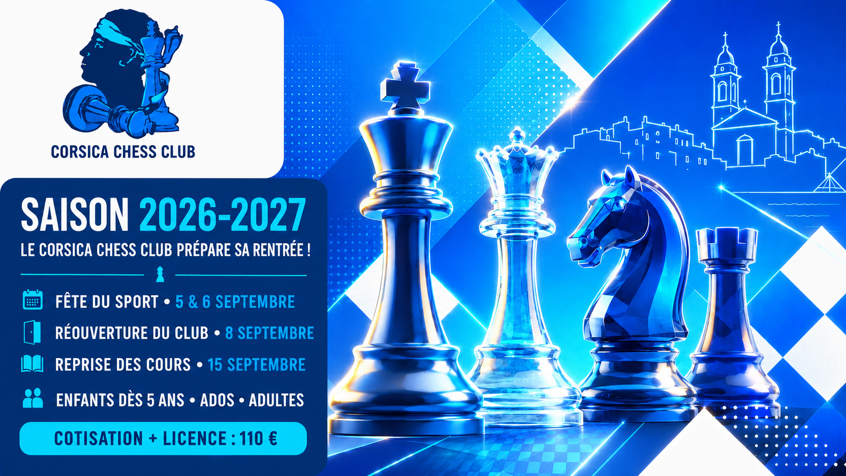 C'est la rentrée du Corsica Chess Club !